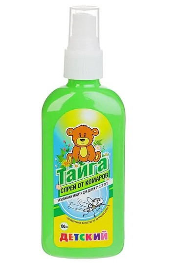 Спрей репеллент от комаров. для детей от 2х лет, Тайга 100 мл Greenfield