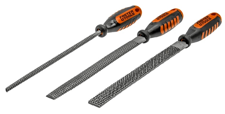 Набор рашпилей FASTER TOOLS 200 мм e2436