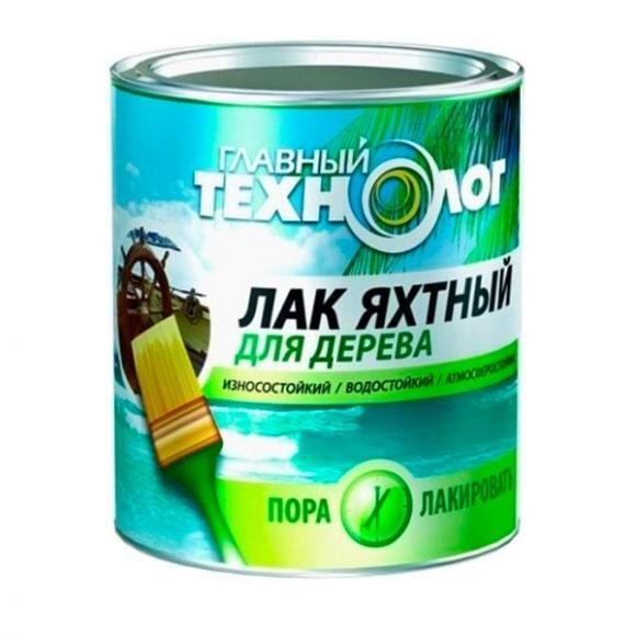 Лак яхтный алкидный Главный технолог 750 мл