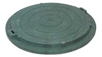 Люк полимерно-композитный, 750x750x50 зеленый Ecoteck