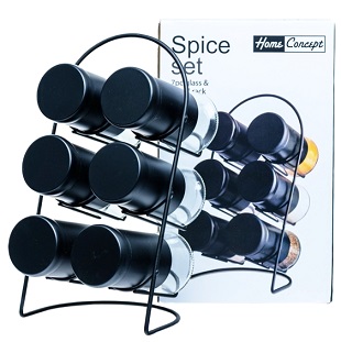 Набор банок для специй стеклянных 100 мл, 6шт Belbohemia 