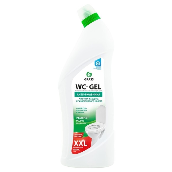 Средство чистящее WC-Gel для сантехники 1.5л GRASS 125848