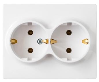 РОЗЕТКА 2-я с заземлением, РС16-0042, Мастер, Bylectrica