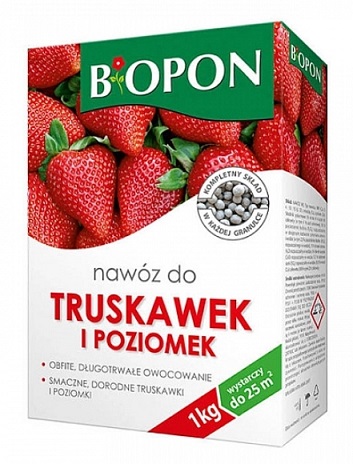 Удобрение БИОПОН для клубники и земляники 1кг BROS