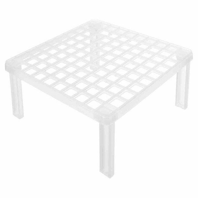 Подставка кухонная пластмассовая 25,3х25,3х15см, прозрачный, Phibo 434279501