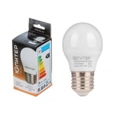 Лампа светодиодная G45 JP5145-43 7,5Вт E27 4000K ЮПИТЕР ЛЮКС