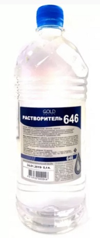 Растворитель 646 0,9 л GoldDecor