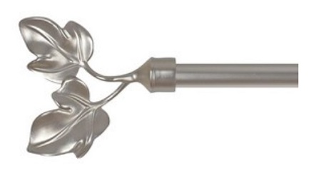 Наконечник Тоскана 16 мм, матовый хром (2 шт), Дельфа