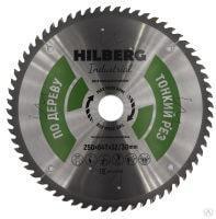 Круг пильный по дереву 250х32/30мм 64Т НWT259 Hilberg Industrial