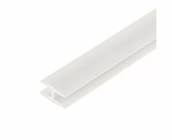 Профиль соединительный белый (7 мм) SANRELIA Снежана 3м