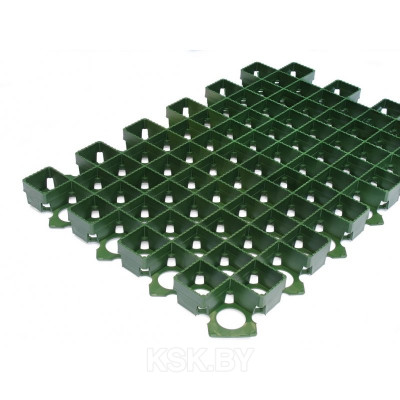 Решетка газонная РГ-60.40.3,8 пластиковая зеленая
