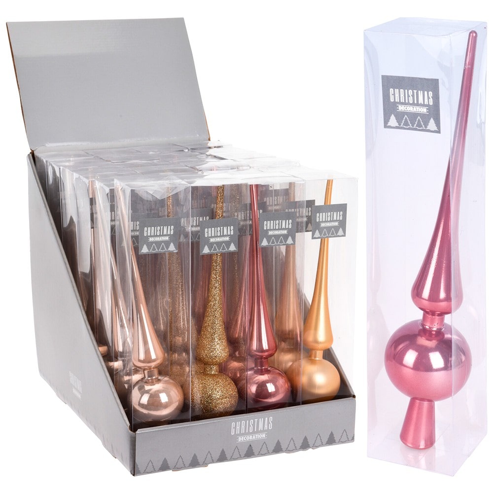 Верхушка на ёлку 28 см, 4 цвета XMAS CAN208310