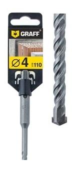 Сверло (бур) по бетону SDS-plus 4х50х110 GRAFF