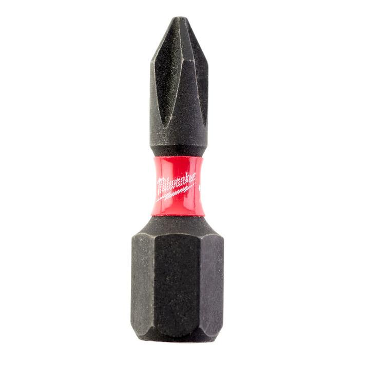 Бита ударная PH2 25 мм MILWAUKEE SHOCKWAVE 2 шт