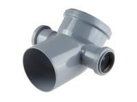 Колено канализационное, левый/правый, 45 гр., РосТурПласт