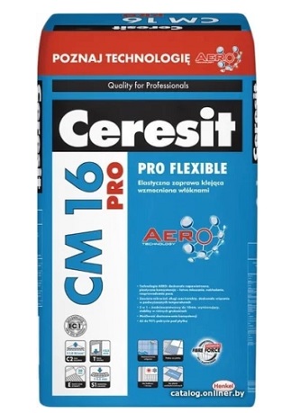 Клей для плитки Ceresit CM 16 PRO, 20 кг
