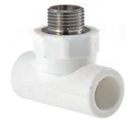 Тройник комбинированный с наружной резьбой 20х1/2