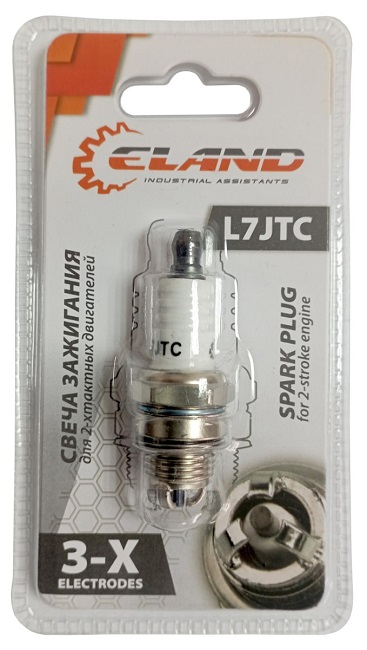 Свеча зажигания ELAND 3 ELECTRODES, L7JTC (блистер)