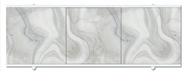 Экран под ванну Premium Collection Серая дымка/Селенит 1480 мм МетаКам