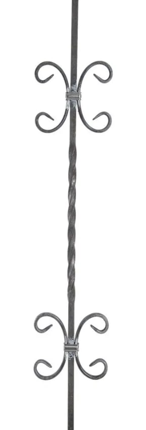 Кованый элемент балясина 12x150x950мм (05.067-С)