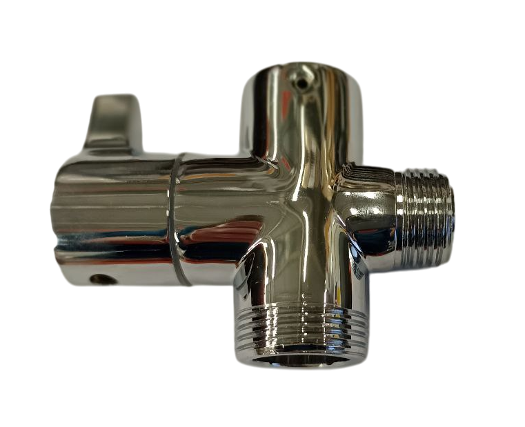 Дивертор флажковый G3/4хG1/2x16мм под фиксатор шестигранник, 90 градусов GROSS AQUA