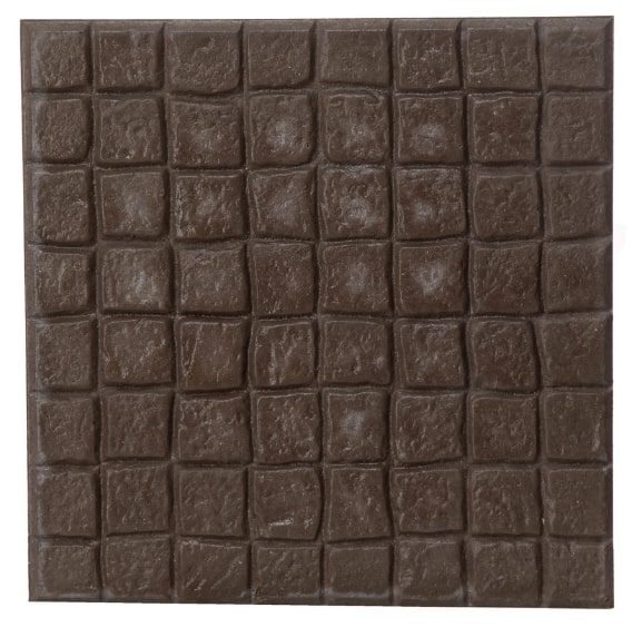 Плитка тротуарная «БАВАРИЯ ПРЯМАЯ» 400x400x50 мм (коричневая)