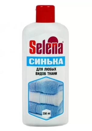 Синька для любых видов ткани 250 мл, Selena