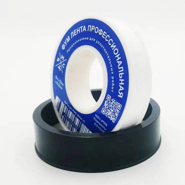 Фум-лента ФУМ-0.3 г/см3 12мм x 0,25мм x 12м, РМС