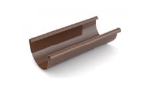 Желоб 125мм/3м КОРИЧНЕВЫЙ (Польша)
