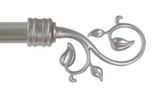 Наконечник Флора 25 мм, матовый хром, 1 шт