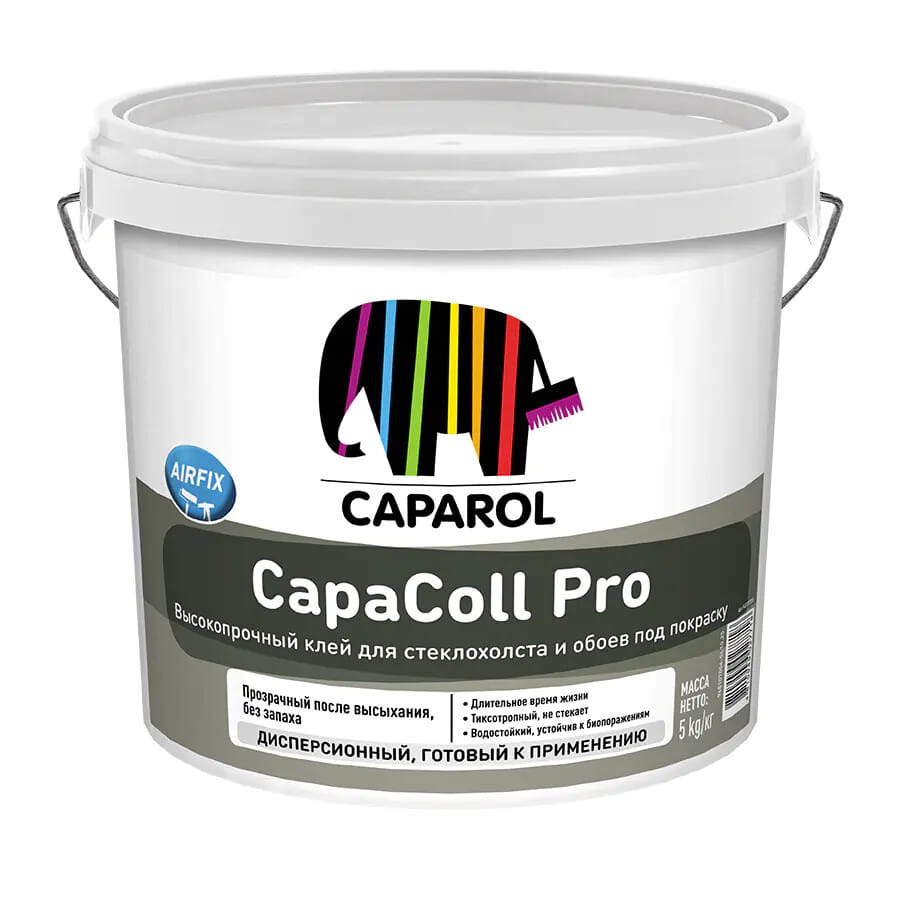 Клей для стеклообоев Capacoll Pro 5 кг Caparol 948107055