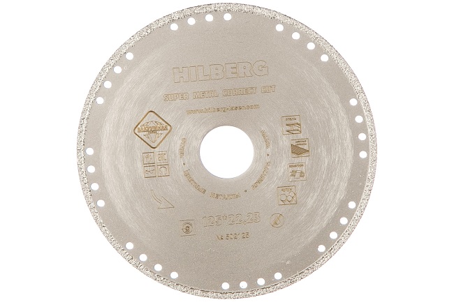 Диск алмазный по металлу 125х22,23мм Super Metal Сorrect Cut, Hilberg