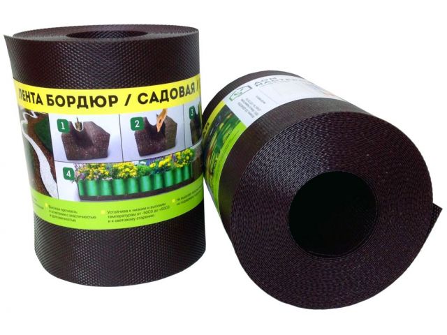 Лента бордюрная садовая Классика 30 см 9 м, коричневая, Дом мастеров ДоМ-2-39