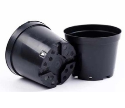 Горшок литой d29 cм, черный, 10л
