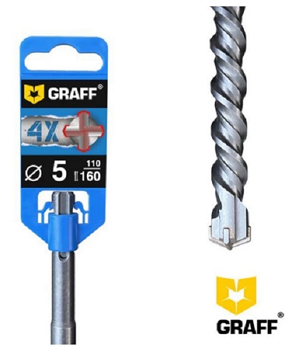Сверло по бетону SDS+ 5х110 мм GRAFF 6245160