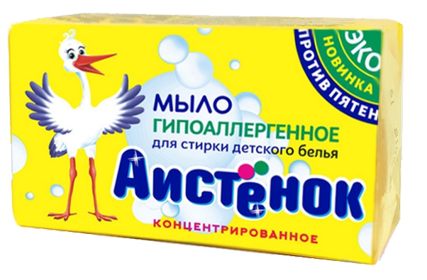 Мыло туалетное твердое Аистёнок, 200 г АИСТ