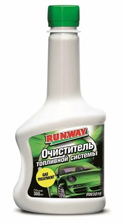 Очиститель топливной системы присадка RW3019, 300 мл, RUNWAY