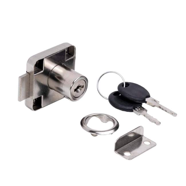 Замок мебельный LIGHT 138 хром AKS 21183