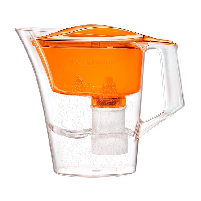 Водоочиститель Кувшин Барьер Танго (оранжевый с узором)