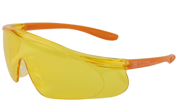 Очки защитные открытые Zenith янтарные JETA SAFETY (JSG-7912A)