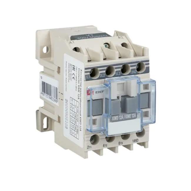 Контактор КМЭ малогабаритный 12А 220В 1NO EKF PROxima ctr-s-12-220