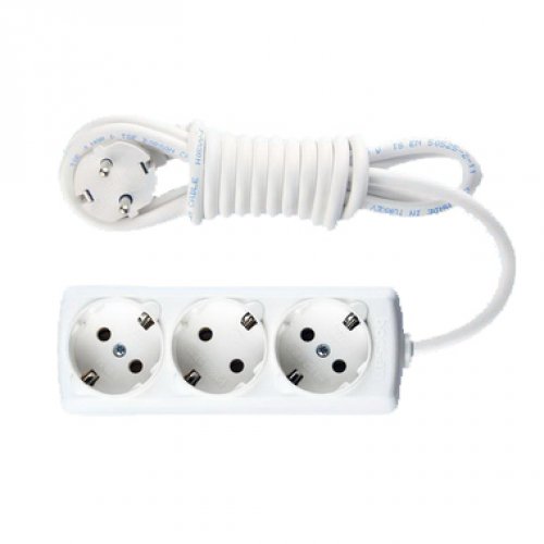 Удлинитель 5м, 3 розетки, 16А, BR-1553-515, Borsan