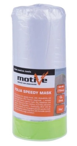 Пленка укрывочная FIRSTTOOL SPEEDY MASK 2700мк/20м MOTIVE F010233