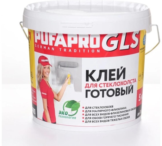 Клей для стеклообоев готовый PUFAPRO GLS, 5 кг