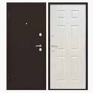 Дверь входная металлическая МАРС ОРИОН 4 2050x860 левая Дуб пикар Антик Медь Промет