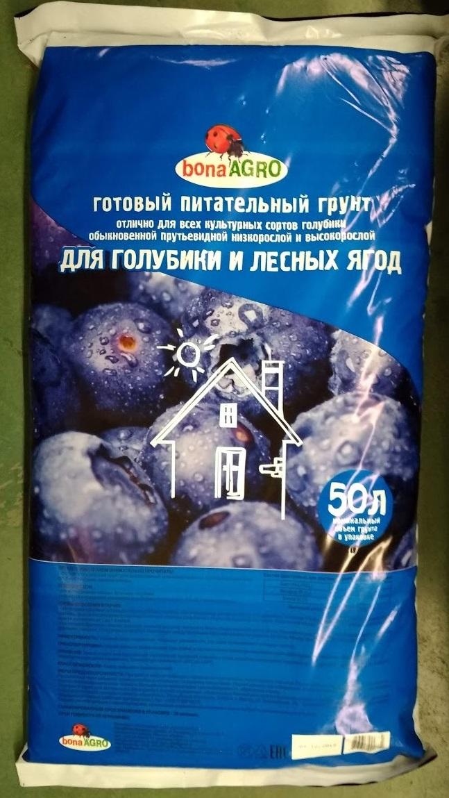 Грунт питательный bonaAGRO для голубики 50л