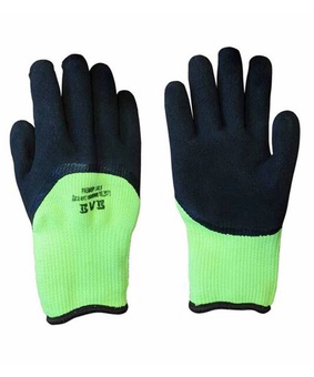 Перчатки п/э RD Эрдеком р.10,салатово-черный 650033