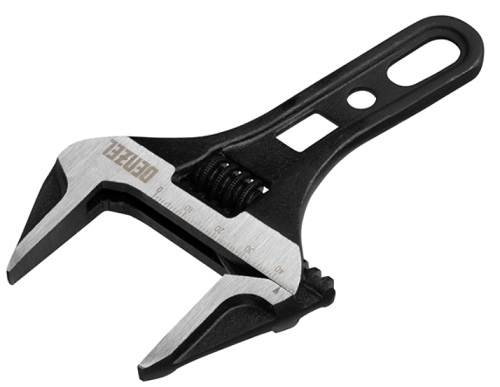 Ключ разводной, 155 мм, CrV, укороченная ручка Denzel 15753