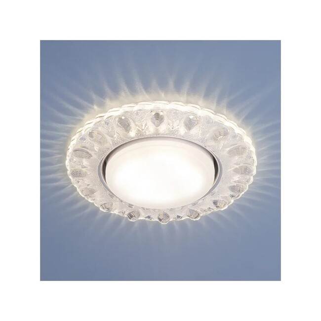 Светильник светодиодный встраиваемый CL прозрачный 3026 GX53 Elektrostandard