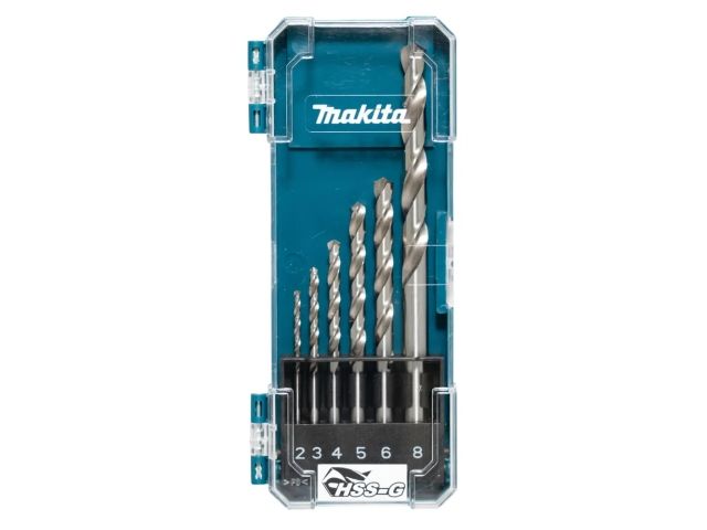 Набор сверл по металлу HSS-G 2 - 8 мм (6 шт.), Makita D-75742